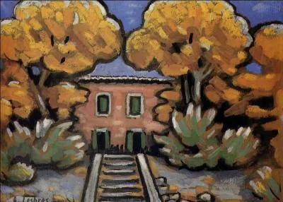 Qui a peint "La maison rose" ?