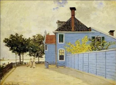 Qui a peint "La maison bleue, Zaandam" ?