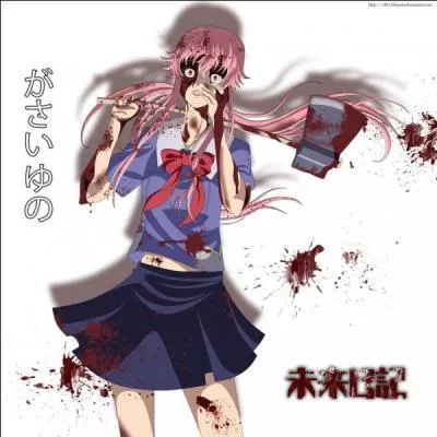 Pour quelle raison Gasai Yuno est-elle si psychopathe et gore envers les autres personnes ?