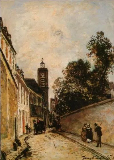 Qui a peint "La Rue de l'Abbé-de-l'Epée et l'église Saint-Jacques-du-Haut-Pas à Paris" ?