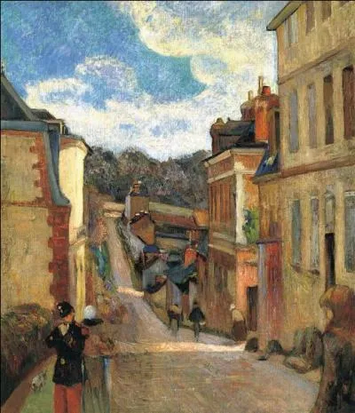 Qui a peint "Rue Jouvenet à Rouen" ?