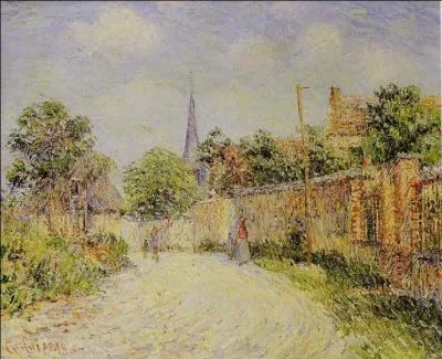 Qui a peint "La Rue du village" ?