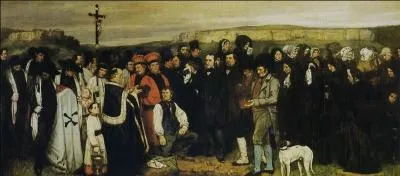Qui a peint "Enterrement à Ornans" ?
