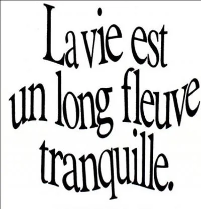Qui est le réalisateur du film : "La vie est un long fleuve tranquille" ?