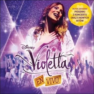 Combien de chansons en live contient le CD Violetta en Vivo de Pologne ?