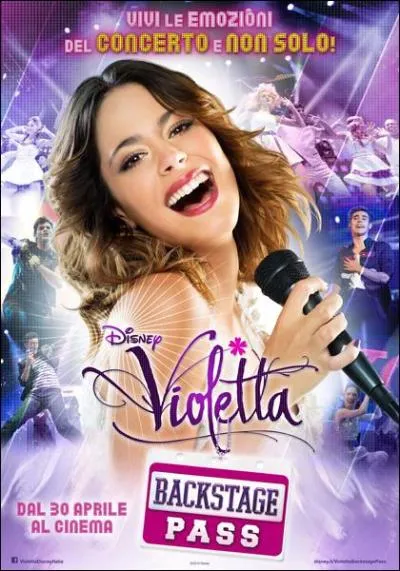 Dans quel pays Violetta Backstage Pass est-il passé au cinéma ?