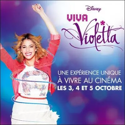 Que se passe-t-il quand Violetta tombe pendant le spectacle du studio (Indice : elle chante destina a billar ?