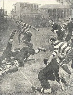 Dans les débuts du rugby, on parlait de « buts » et non pas « d'essais », de « transformations », de « drops goal » ou de « pénalités ». Sauriez-vous définir ce qu'était un « but » ?