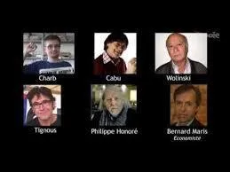 ....."Charlie Hebdo " ( Charb, Cabu, Honoré, Tignous, Wolinski Bernard Maris, Elsa Cayat, Michel Renaud, Mustapha Ourrad ainsi que deux policiers, Franck Brinsolaro et Ahmed Merabet