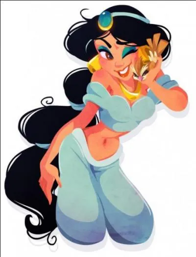 Quel est ce mignon petit oiseau que Jasmine est en train de caresser ?