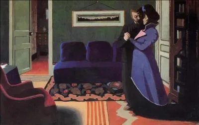 Qui a peint "La visite" ?