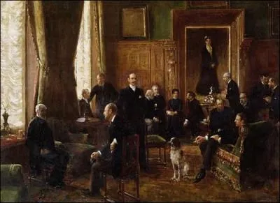 Qui a peint "Le salon de la comtesse Potocka" ?