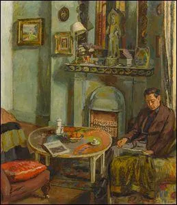 Qui a peint "Intérieur avec Duncan Grant" ?