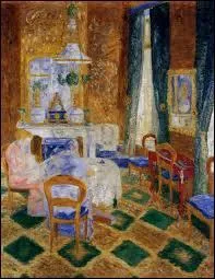 Qui a peint "Le salon bourgeois" ?