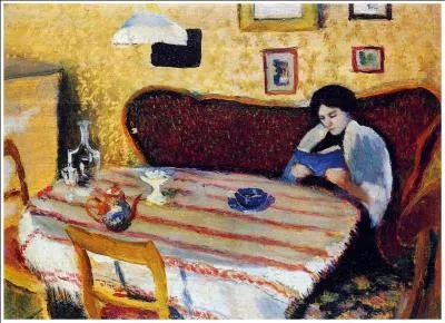 Qui a peint "Notre salon à Tegernsee" ?