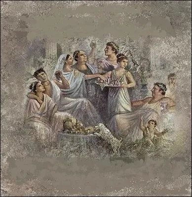 Quelle est cette fête romaine ? Jour de liberté des esclaves, ces derniers devenaient les maîtres et les maîtres obéissaient aux esclaves.