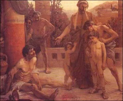 Qui sont ceux pouvant être considérés comme esclaves, dans la forme inter communautaire spartiate ?