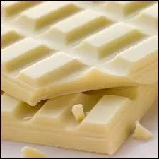 Laquelle de ces informations concernant le chocolat blanc est fausse ?