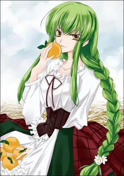 Pourquoi C.C décide-t-elle de ne pas mourrir avec l'empereur ?