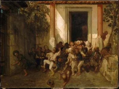 Qui a peint "Sortie de l'école turque" ?