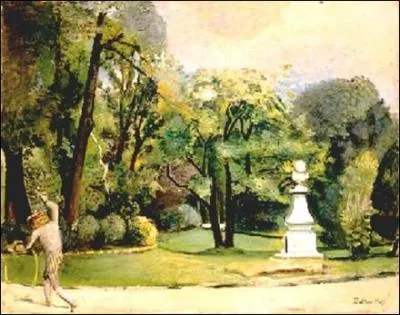 Qui a peint "Le jardin du Luxembourg" ?
