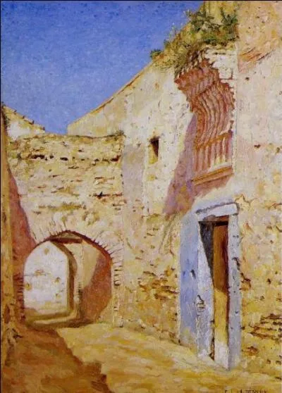 Qui a peint "L'Heure de la sieste à Tlemcem" ?