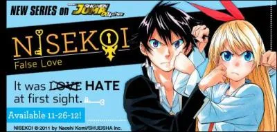 Quel est l'auteur de "Nisekoi" ?