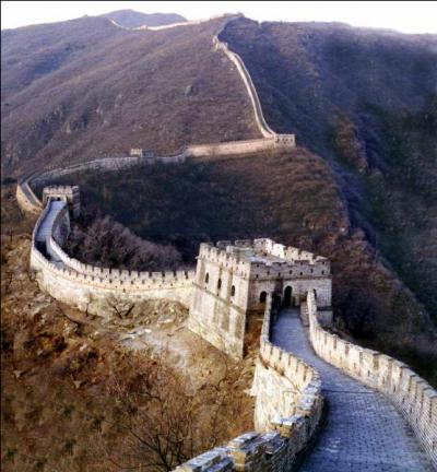 La muraille de Chine est visible depuis l'espace :