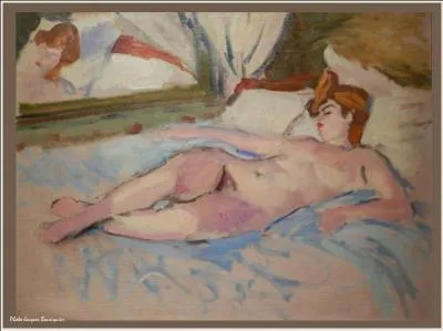 Qui a peint "La blonde au miroir" ?