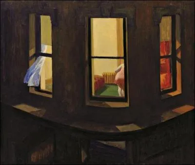 Qui a peint "Fenêtres la nuit" ?