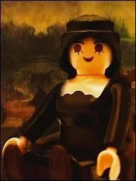 Voici un beau tableau version Playmobil. Qui l'a peint ?