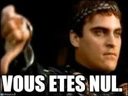 Ça ... le smiley triste. Chouette.