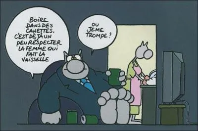 ''-------------------------------------------, c'est déjà un peu respecter la femme qui fait la vaisselle... ou je me trompe ? ''