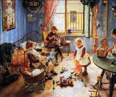 Qui a peint "Chambre d'enfants" ?