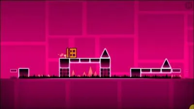 Quelle est la deuxième partie du jeu "Geometry Dash" ?