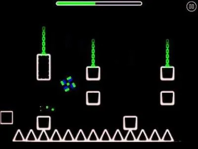 Quelle est la sixième partie du jeu "Geometry Dash" ?