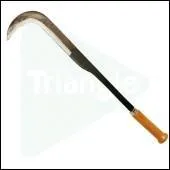 Si votre terrain est en friche depuis pas mal de temps, vous devez utiliser cette faucille afin de vous débarrasser -----.