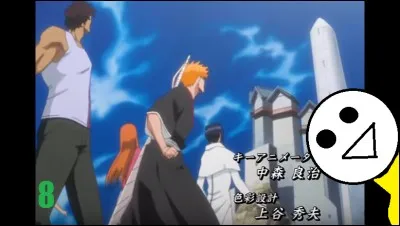 Allez, revenons dans le sujet des opening avec, à la huitième place, l'opening 2 de "Bleach". D'ailleurs, vous souvenez-vous de quel événement il était question dans l'anime lorsque cet opening passait ?