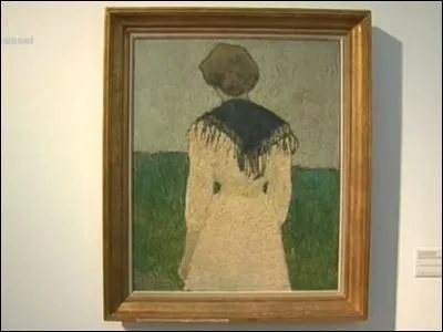 Qui a peint "Marietje, vue de dos avec châle" ?
