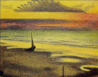 Qui a peint "Plage à Heist" ?