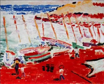 Qui a peint "La plage rouge, Collioure" ?