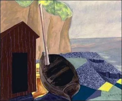 Qui a peint "Cabine et bateau" ?