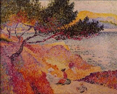 Qui a peint "La plage de Saint-Clair" ?