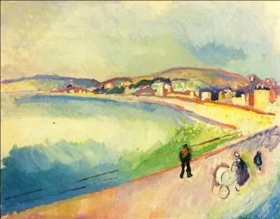 Qui a peint "La Plage de Sainte-Adresse" ?