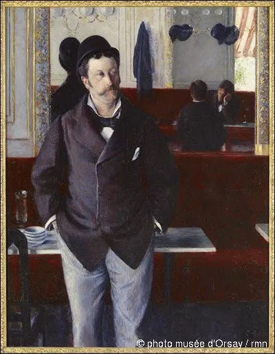 Qui a peint "Au café" ?