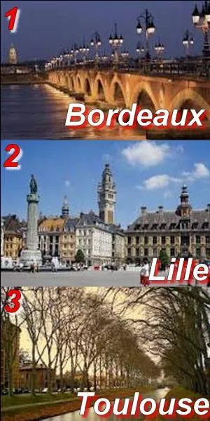 Laquelle de ces trois communes a le plus grand nombre d'habitants ?
