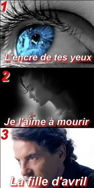 Quelle chanson ne fait pas partie du répertoire de Francis Cabrel ?