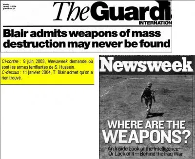 Une remarque "désarmante" : Je crois que la guerre est très dangereuse !