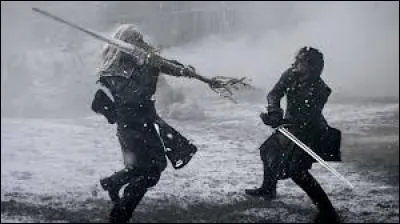 Qui remporta le duel opposant Jon Snow à un Marcheur Blanc ?