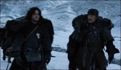 Qui remporta le duel opposant Jon Snow à Qhorin Mimain ?